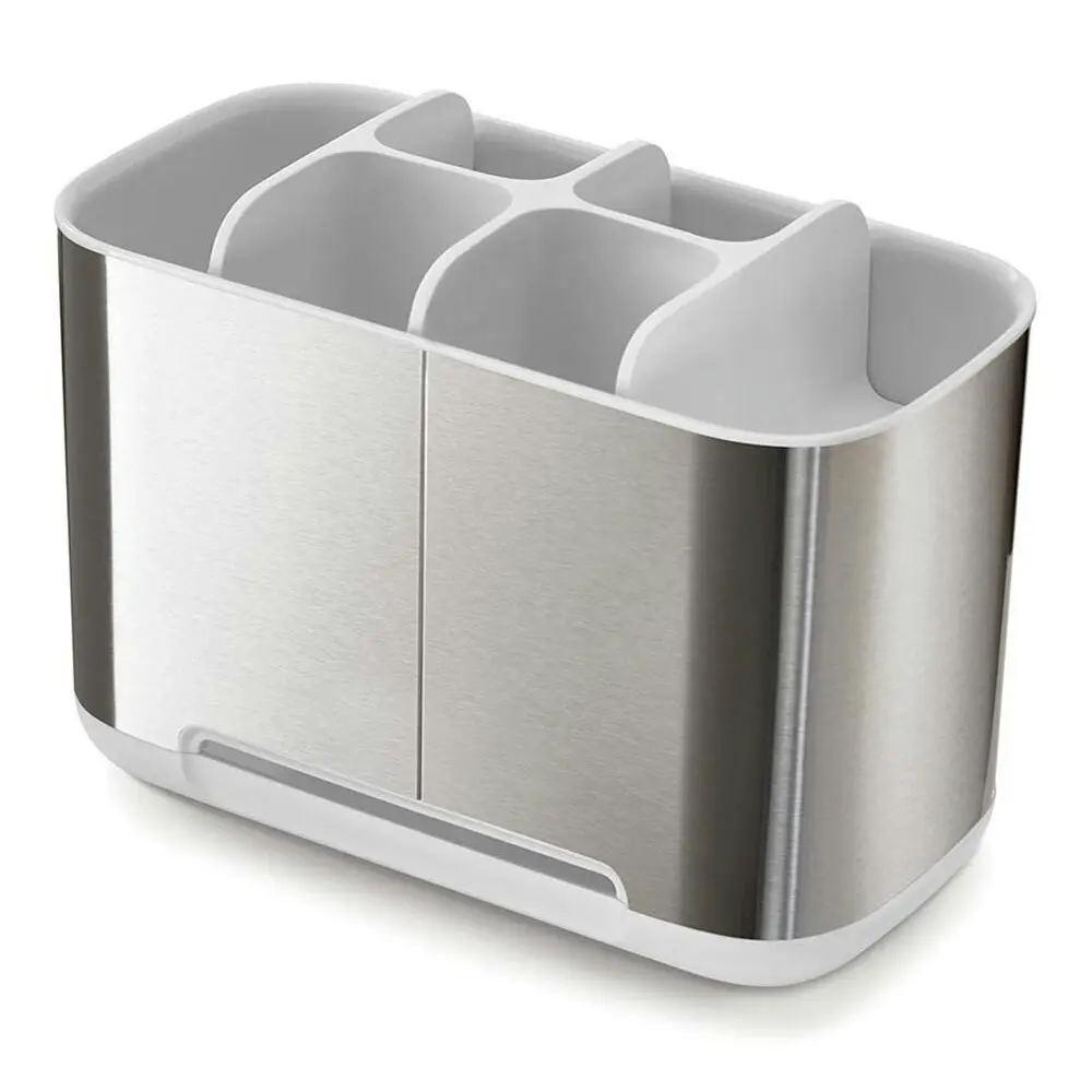 Joseph Joseph EasyStore Steel Toothbrush Caddy/Holder Bathroom Organiser Large