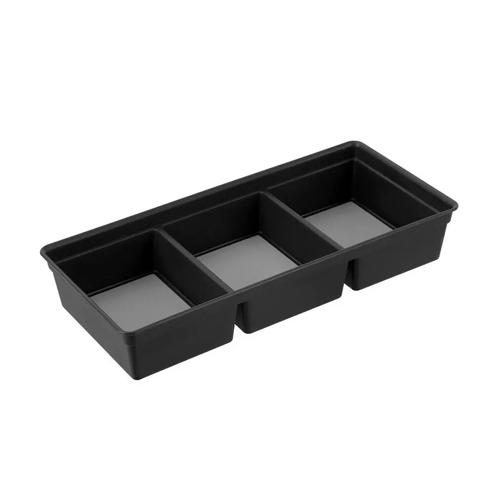 6x Boxsweden Grip 3-Section 33x5.5cm Organiser Drawer Insert Tray Storage Asstd