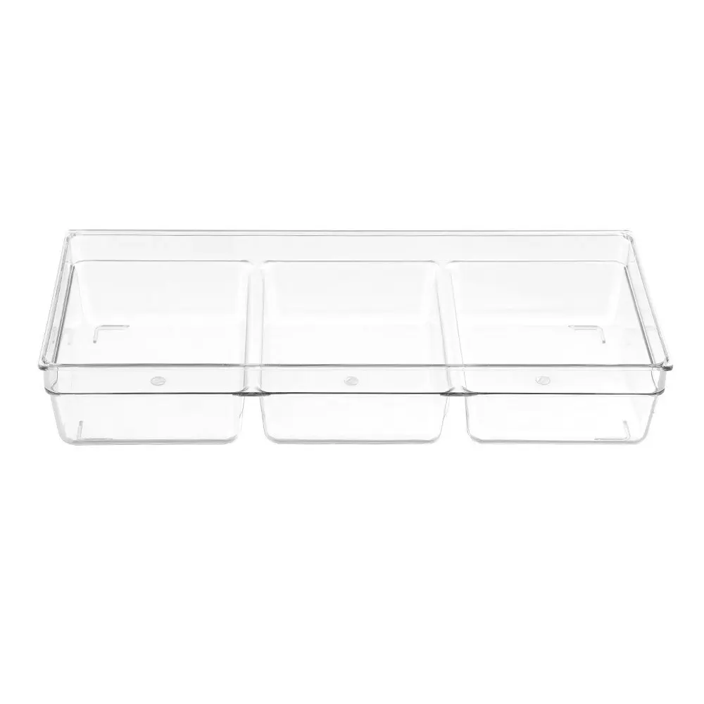 Boxsweden 33 x 15cm Plastic 3 Section Crystal Nest Tray Storage Home/Kitchen