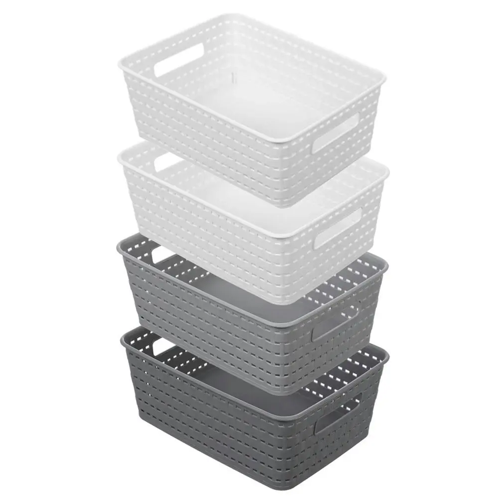 Boxsweden Woven Basket 27cm Home Office Storage Organiser Containers Assorted