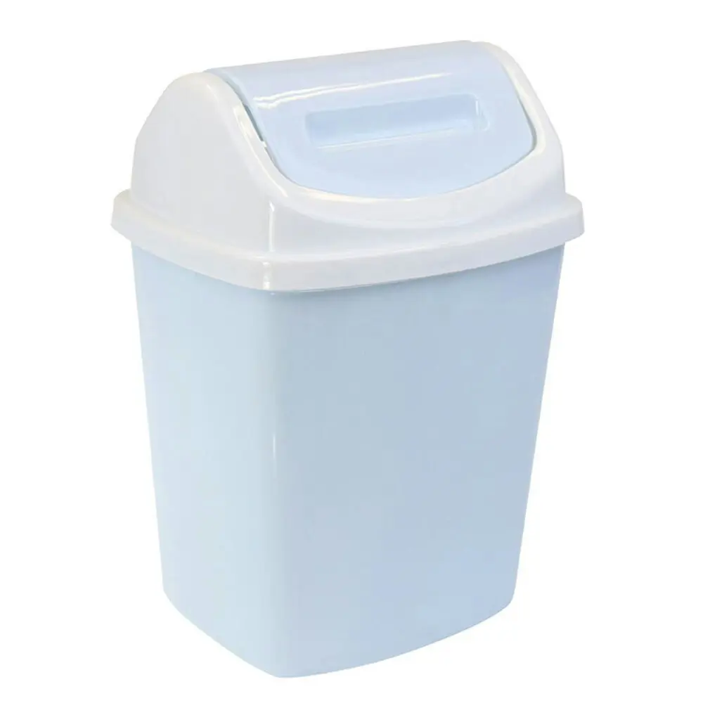 4x Boxsweden Trash Bin 4L w/ Swing Lid Rubbish Garbage Can Waste Basket Assort.