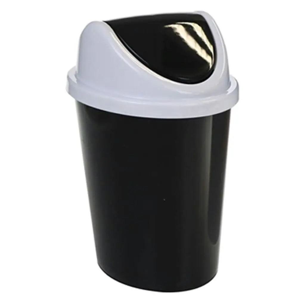 4x Boxsweden Trash Bin Desktop 2.3L w/ Swing Lid Garbage Can Waste Basket Asst.