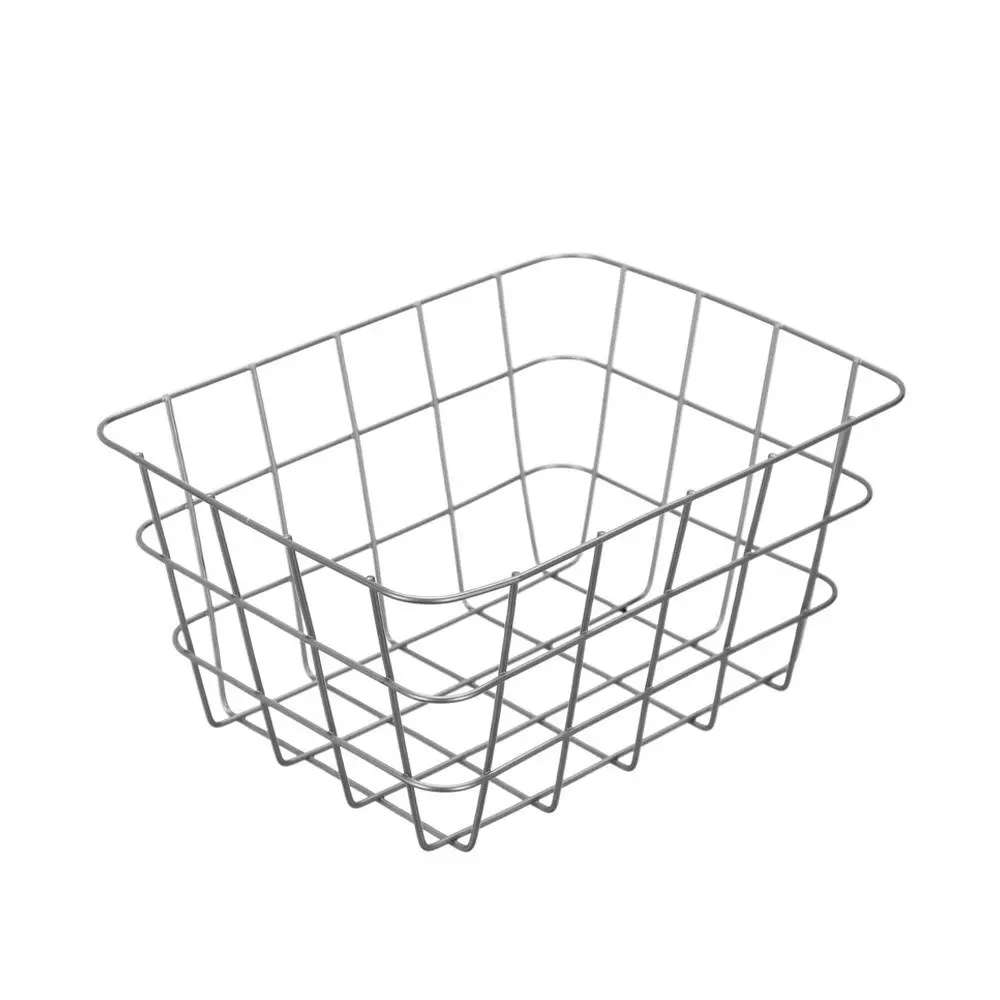 3x Boxsweden Wire Storage Basket 24.5cm Shelf Home Organiser Container Assorted