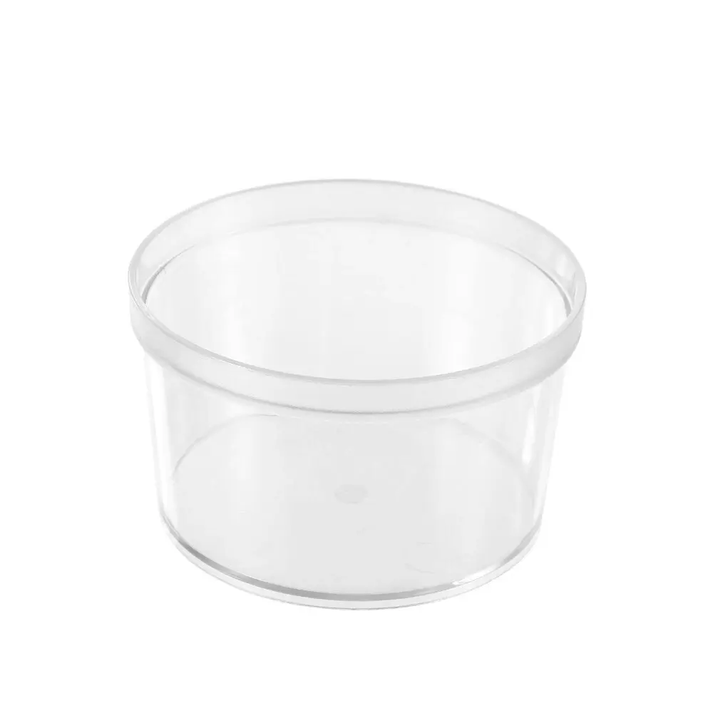 4x Boxsweden Crystal Round Sort Container 10X6cm Home Storage Organiser Asst.