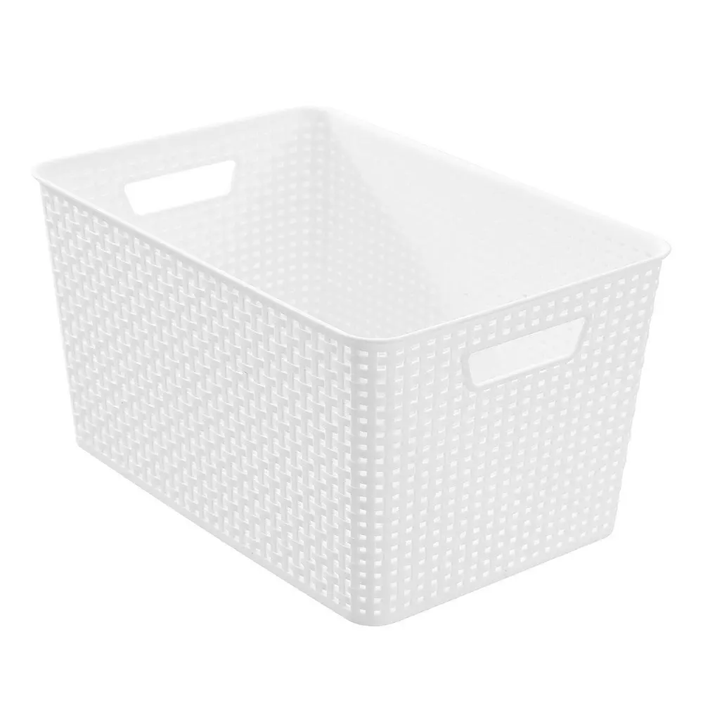 2x Boxsweden Woven Storage/Container Basket Organiser 41.5x28.5x22cm Assorted