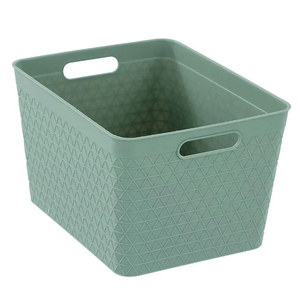 4x Boxsweden Trinity 24cm Basket Home Organiser Storage/Container w/Handle Asst