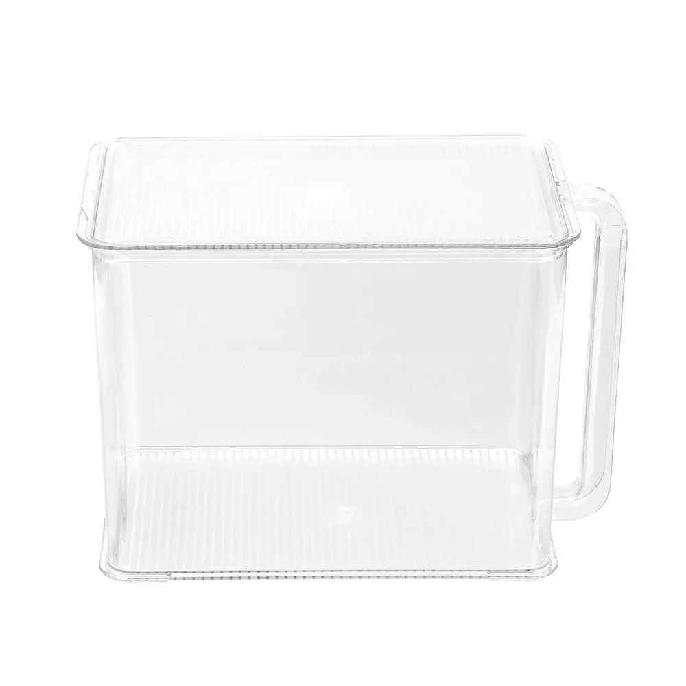 Boxsweden Crystal Easy Access Storer w/ Lid 9L/32cm Stackable Storage Organiser