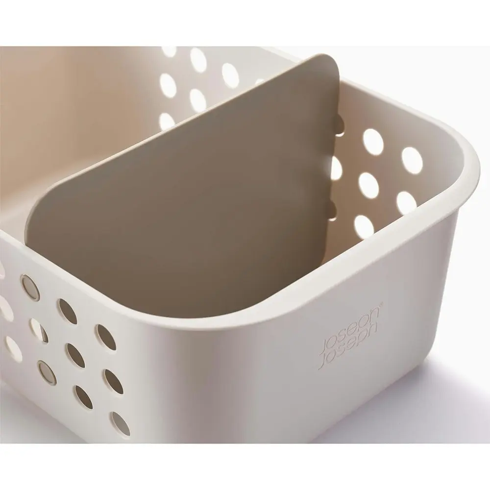 Joseph & Joseph EasyStore 35cm Storage Basket Home Bath Organiser Large Ecru