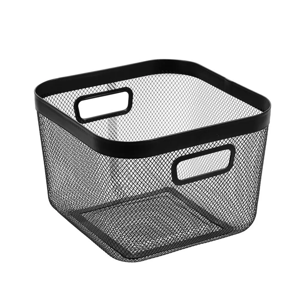 2x Boxsweden Large 28cm Mesh Storage Basket w/Handle Home/Kitchen Organiser Asst