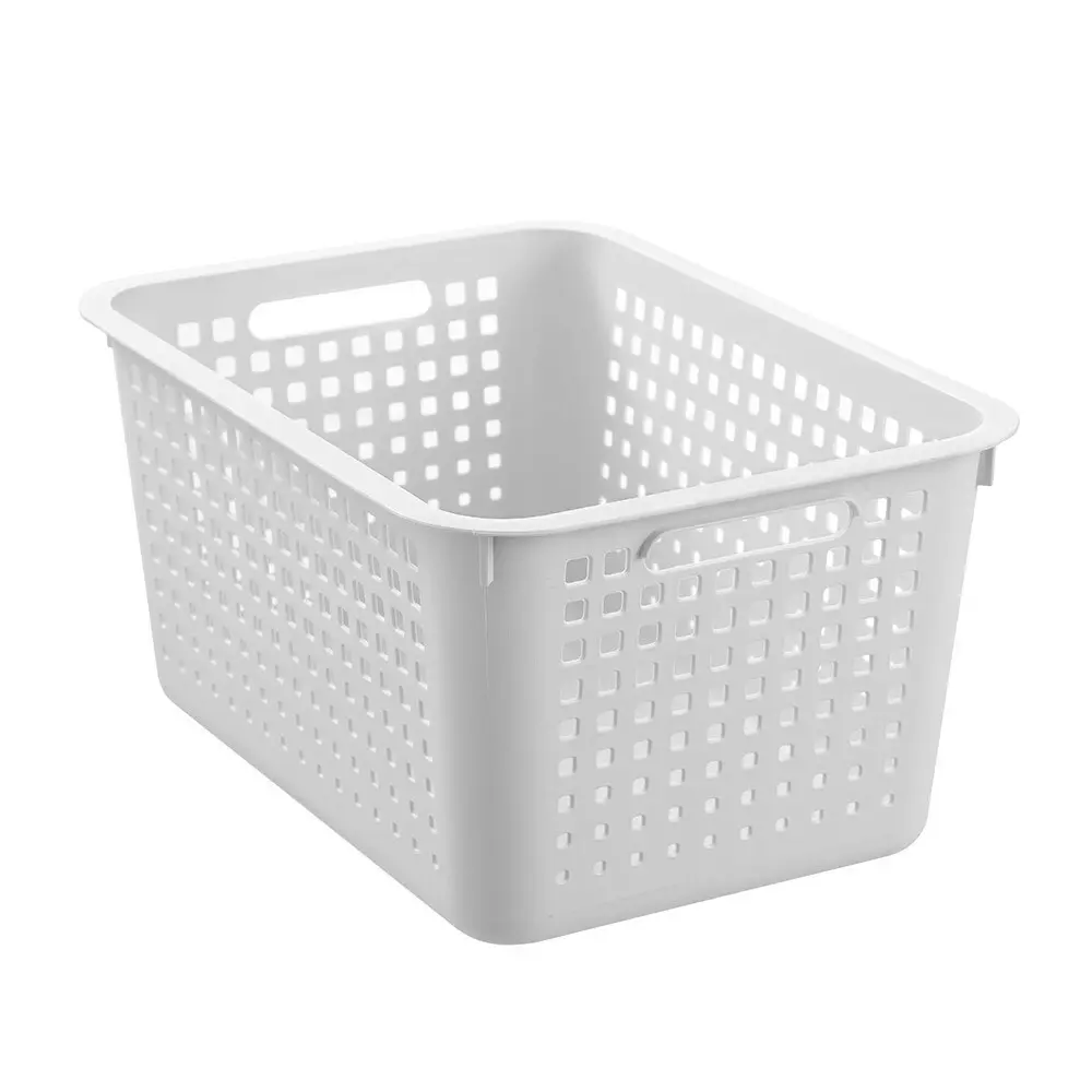 2x Boxsweden Cubo 45x22.5cm Storage Basket Home Organiser Large Rectangle Asstd