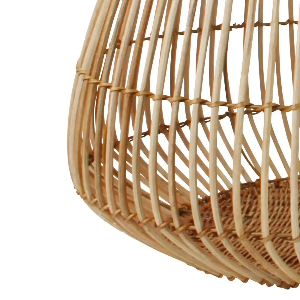 2pcMaine & Crawford Aesha 47/57cm Rattan Bulb Basket Storage Organiser Natural