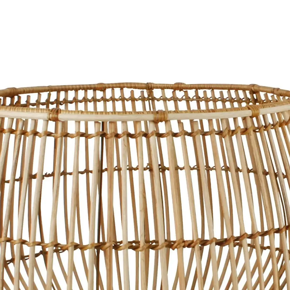 2pcMaine & Crawford Aesha 47/57cm Rattan Bulb Basket Storage Organiser Natural