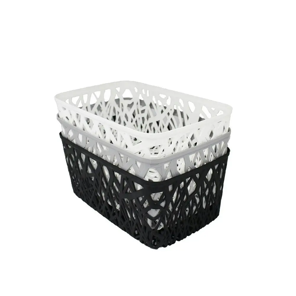 4x Boxsweden Vin Storage Basket 28.5cm Home Storage Cleaning Container Box Asst