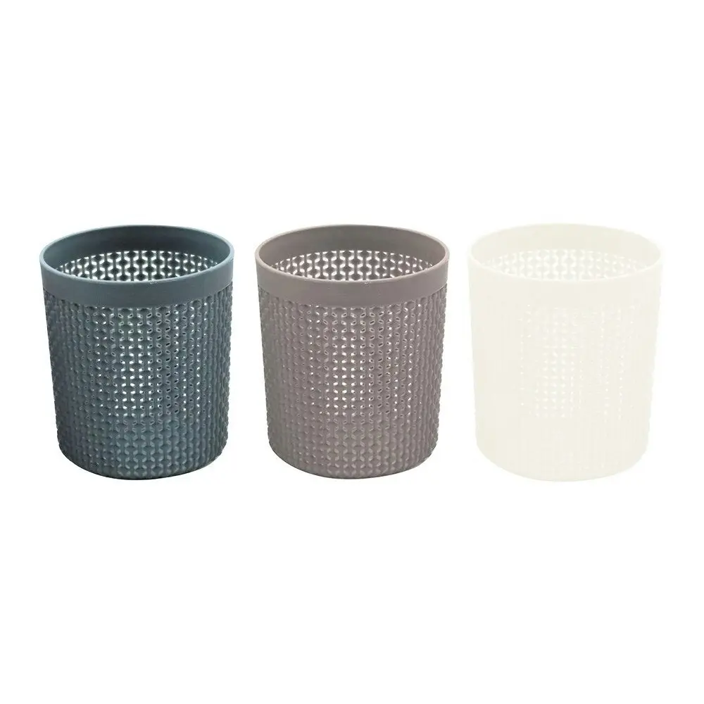 4x Boxsweden Boston Basket Round 11cm Cleaning Storage Container Holder Assort.