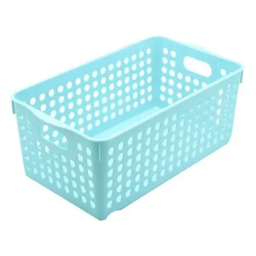 6x Boxsweden 29x16.5cm Mode Neon Basket Organiser Storage w/ Carry Handle Asst