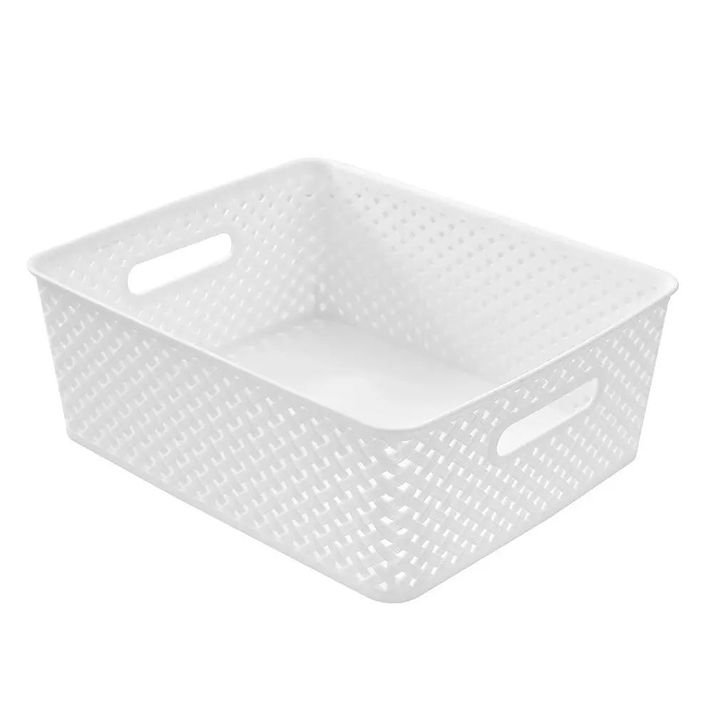 Boxsweden 35x29.5cm Weave Basket Cleaning Storage Organiser Container M Assort