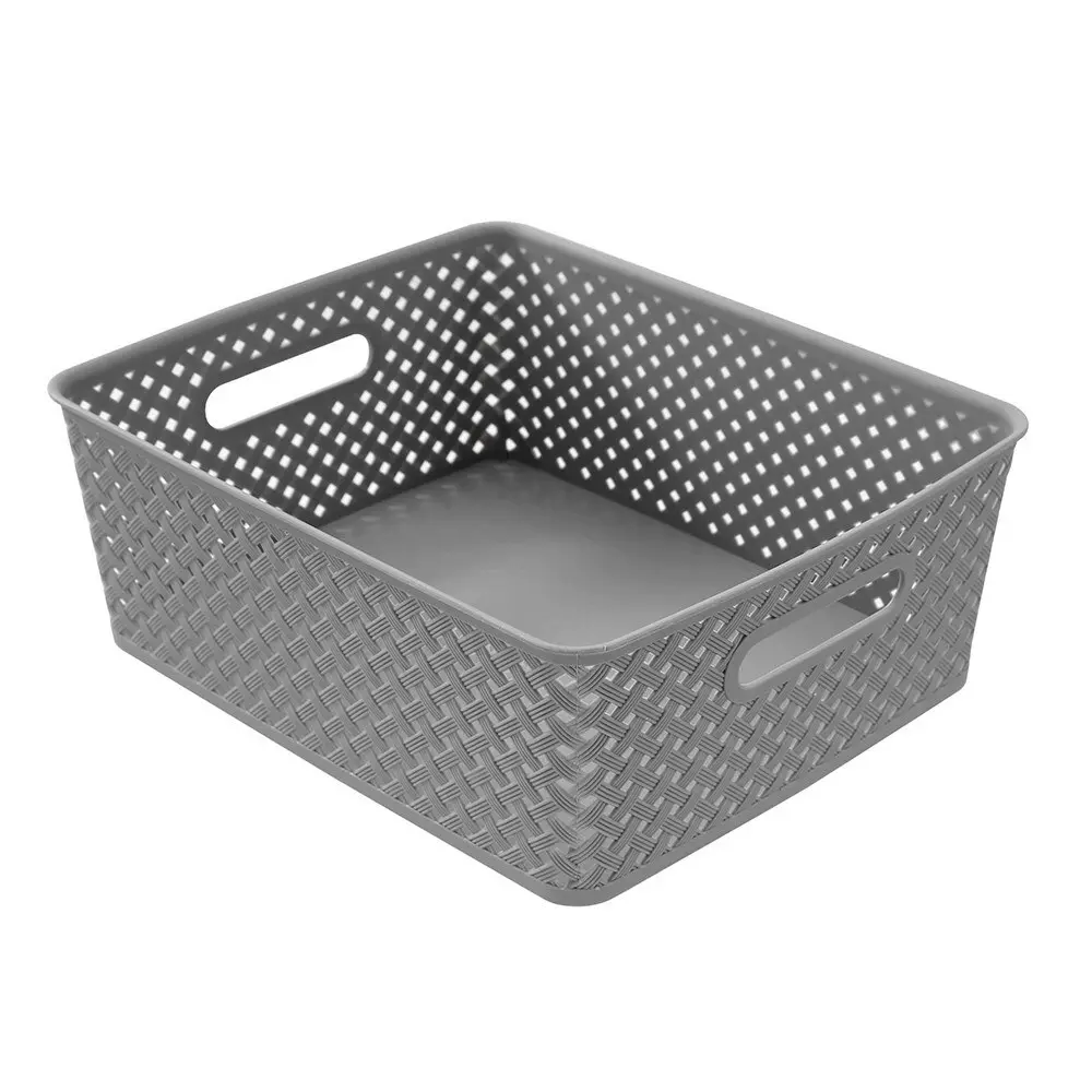 Boxsweden 35x29.5cm Weave Basket Cleaning Storage Organiser Container M Assort