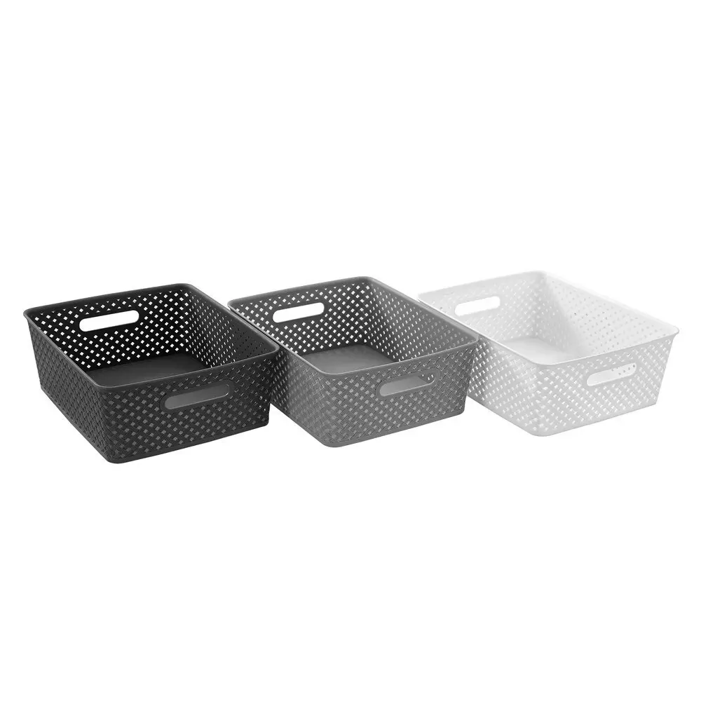 Boxsweden 35x29.5cm Weave Basket Cleaning Storage Organiser Container M Assort