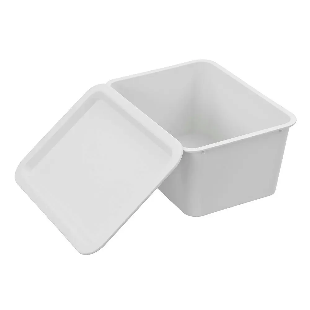 6x Boxsweden Tidy 4L/26x11.5cm Storage Box Lidded Rectangle Organiser Assort.