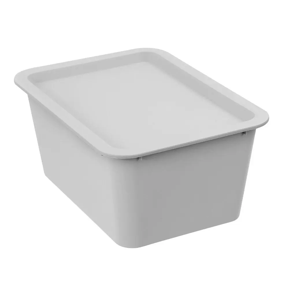 6x Boxsweden Tidy 4L/26x11.5cm Storage Box Lidded Rectangle Organiser Assort.