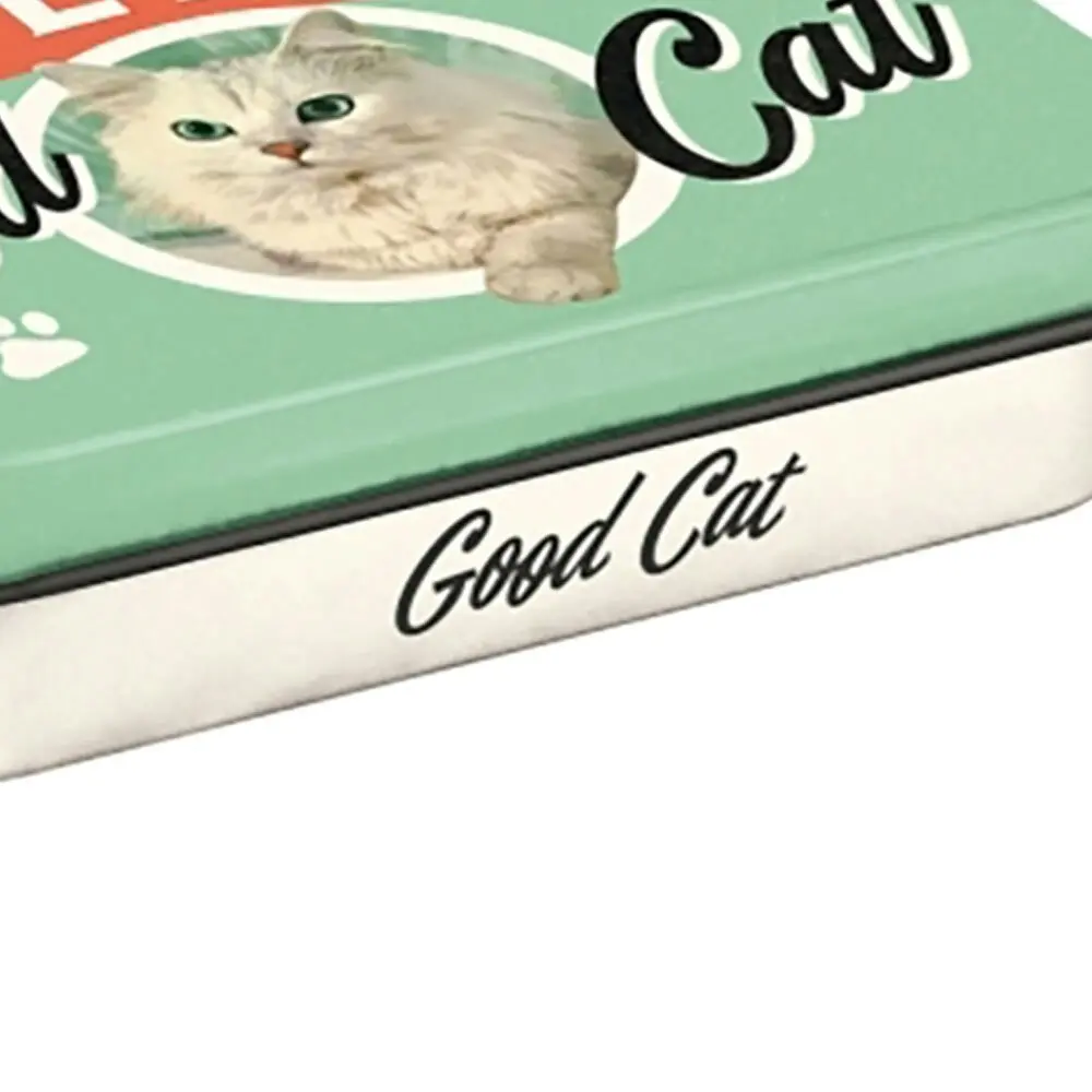 Nostalgic Art Pet/Dog/Cat Treats Storage Metal Tin Box Good Cat Treats 9.5x6x2cm