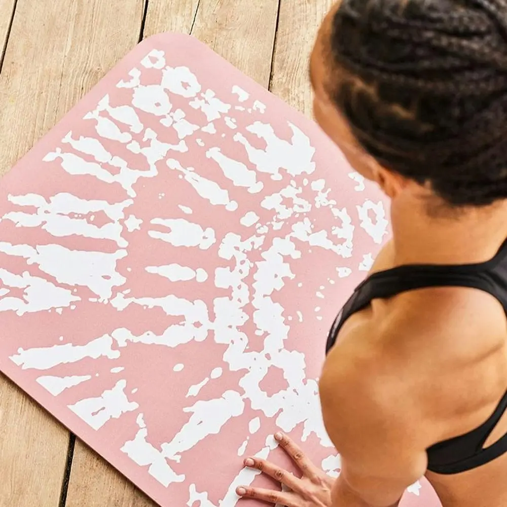 Adidas 10mm Tie-Dye Fitness Yoga Mat Home Exercise/Workout/Training Gym Pink