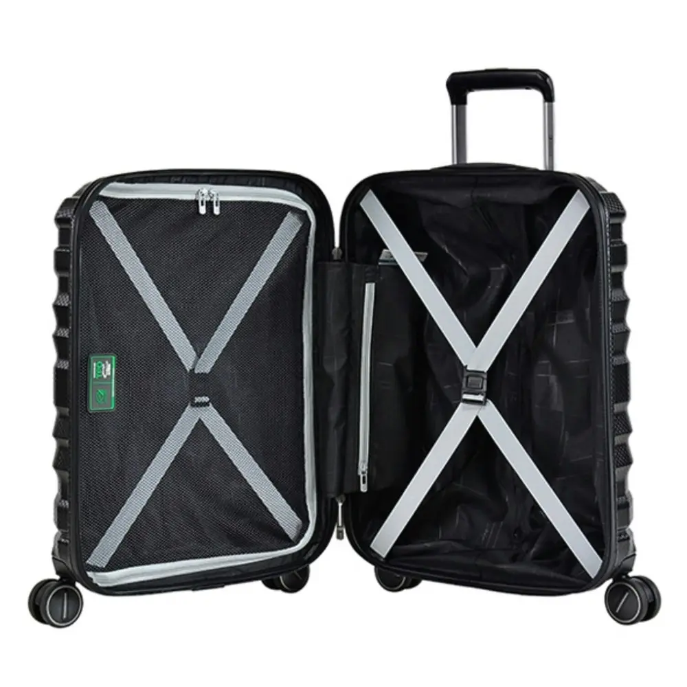 Eminent TPO - 28" Trolley 4-Wheeled Suitcase Travel Luggage Bag - Black