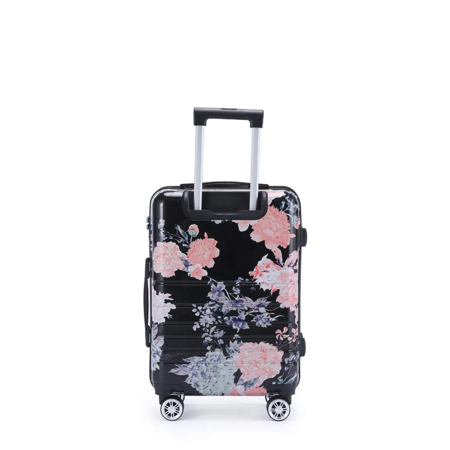 Kate Hill Bloom Luggage Small Wheeled Trolley Hard Suitcase Travel Floral 53L