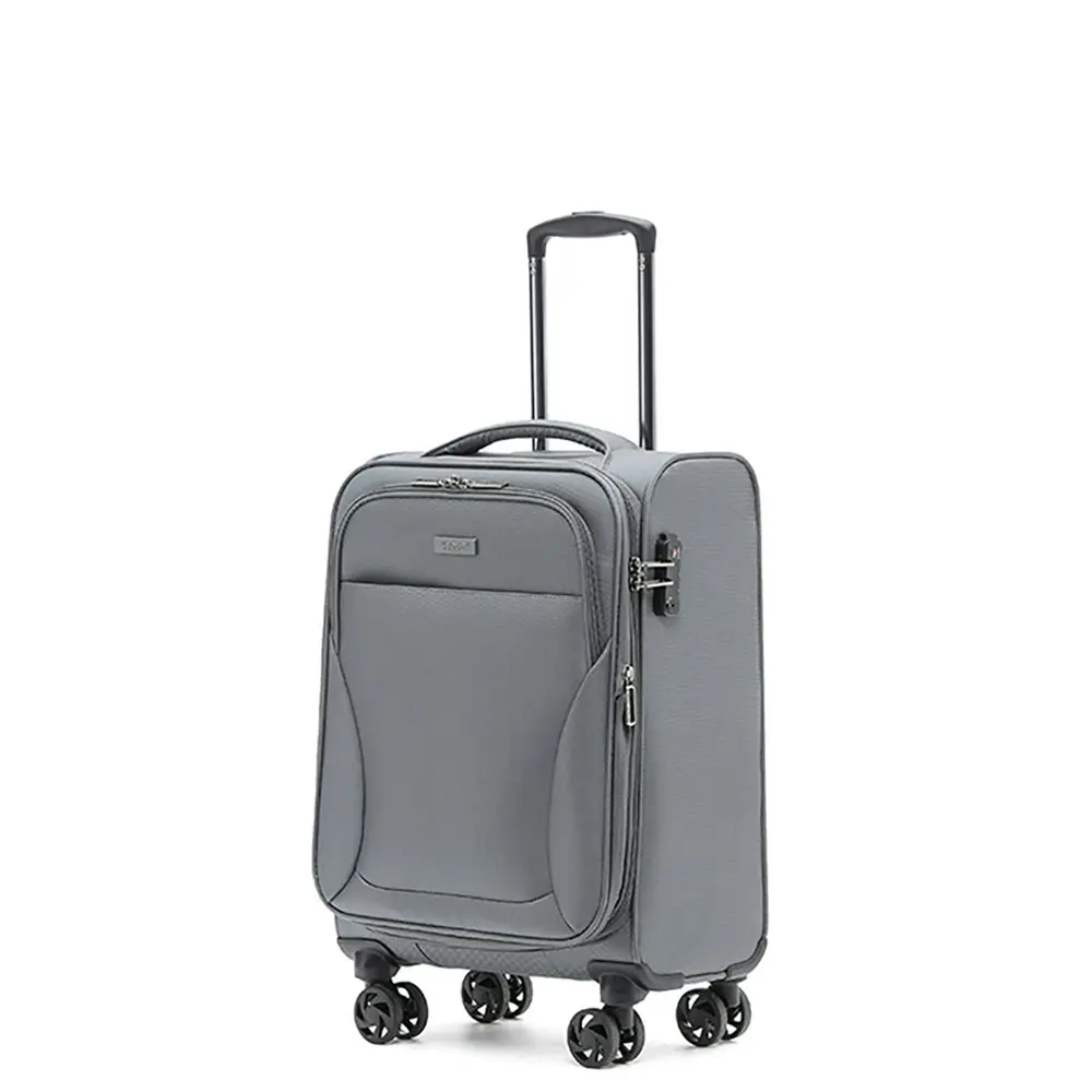 Australian Luggage Co Softside Wings 4-Wheeled Travel Suitcase 20" - Grey