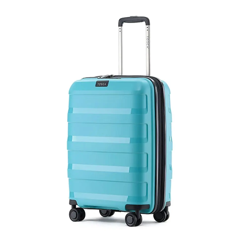 2pc Tosca Comet PP 20"/29" Travel Trolley Travel Suitcase Small/Large - Teal