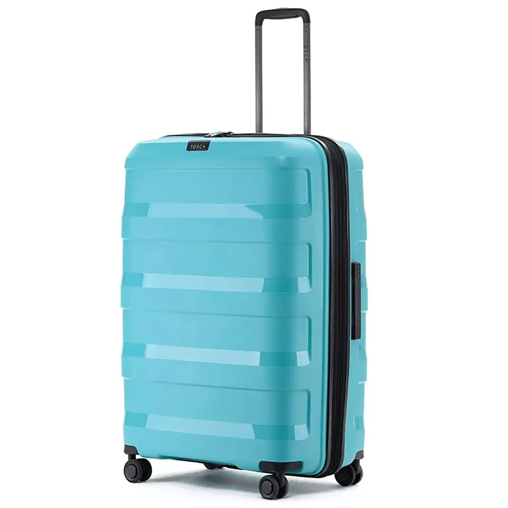 2pc Tosca Comet PP 20"/29" Travel Trolley Travel Suitcase Small/Large - Teal