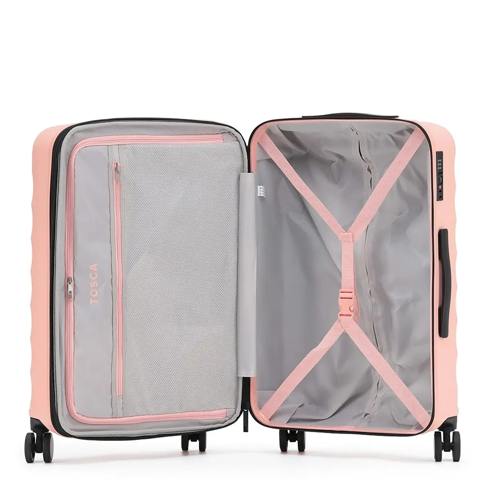 Tosca Interstellar 2.0 Hard Shell Luggage Travel Suitcase 30" Large - Peach