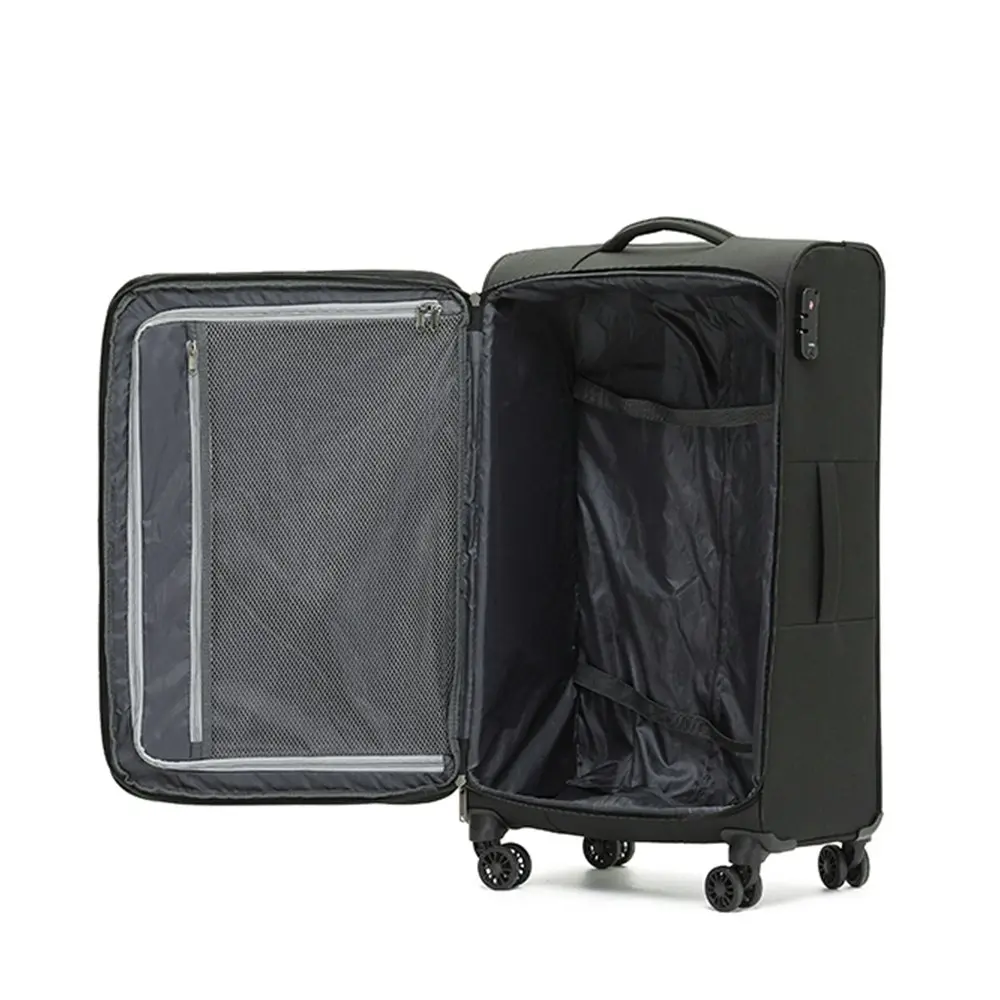 Tosca Aviator 2.0 Travel 21" Luggage/Baggage Carry On Bag Wheeled Suitcase Black