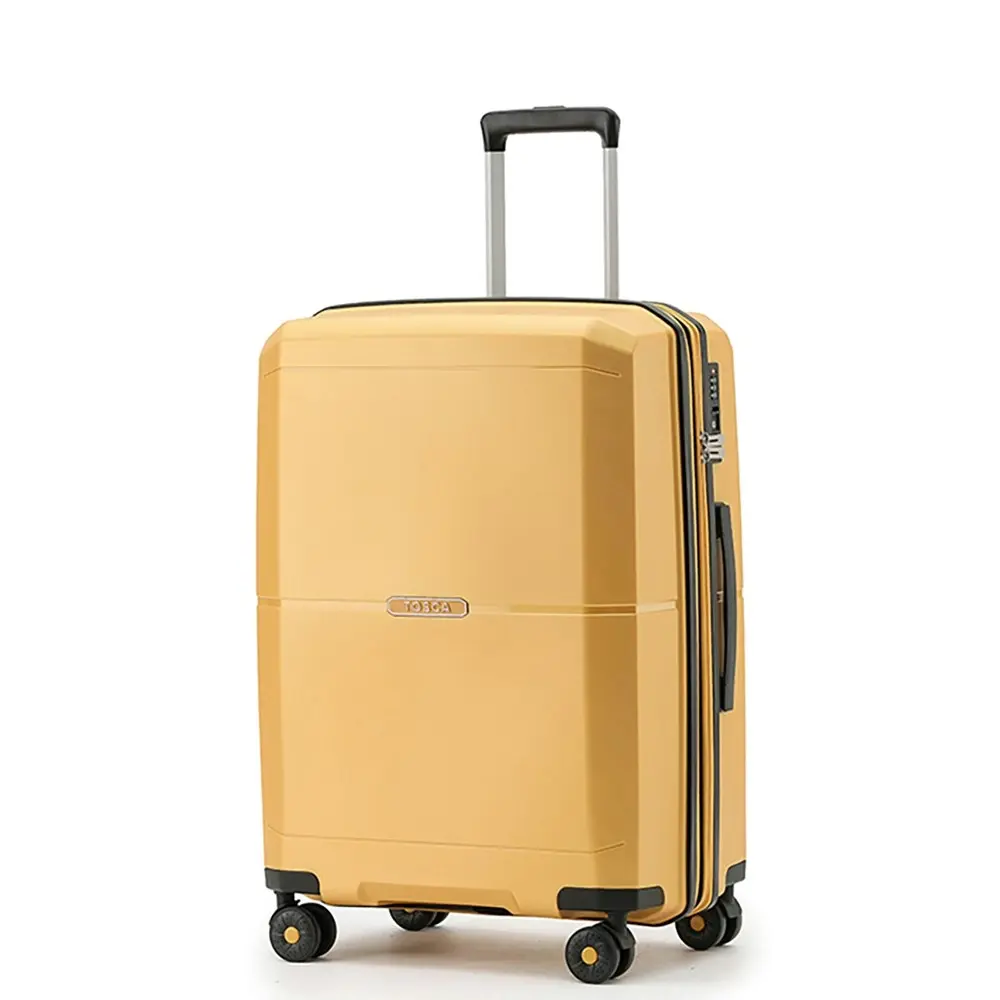 Tosca Globetrotter 4-Wheeled Suitcase Travel Luggage Bag TC 25" - Gold