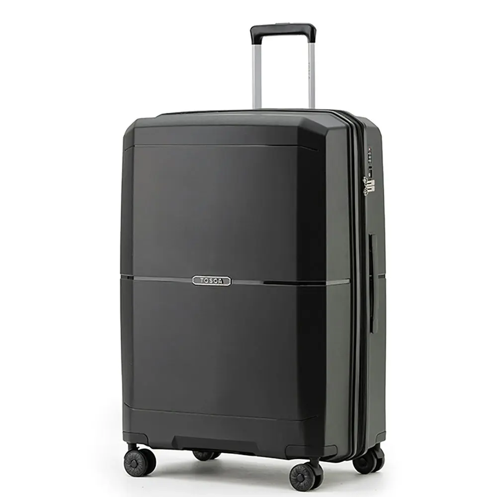 Tosca Globetrotter 4-Wheeled Suitcase Travel Luggage Bag TC 29" - Black