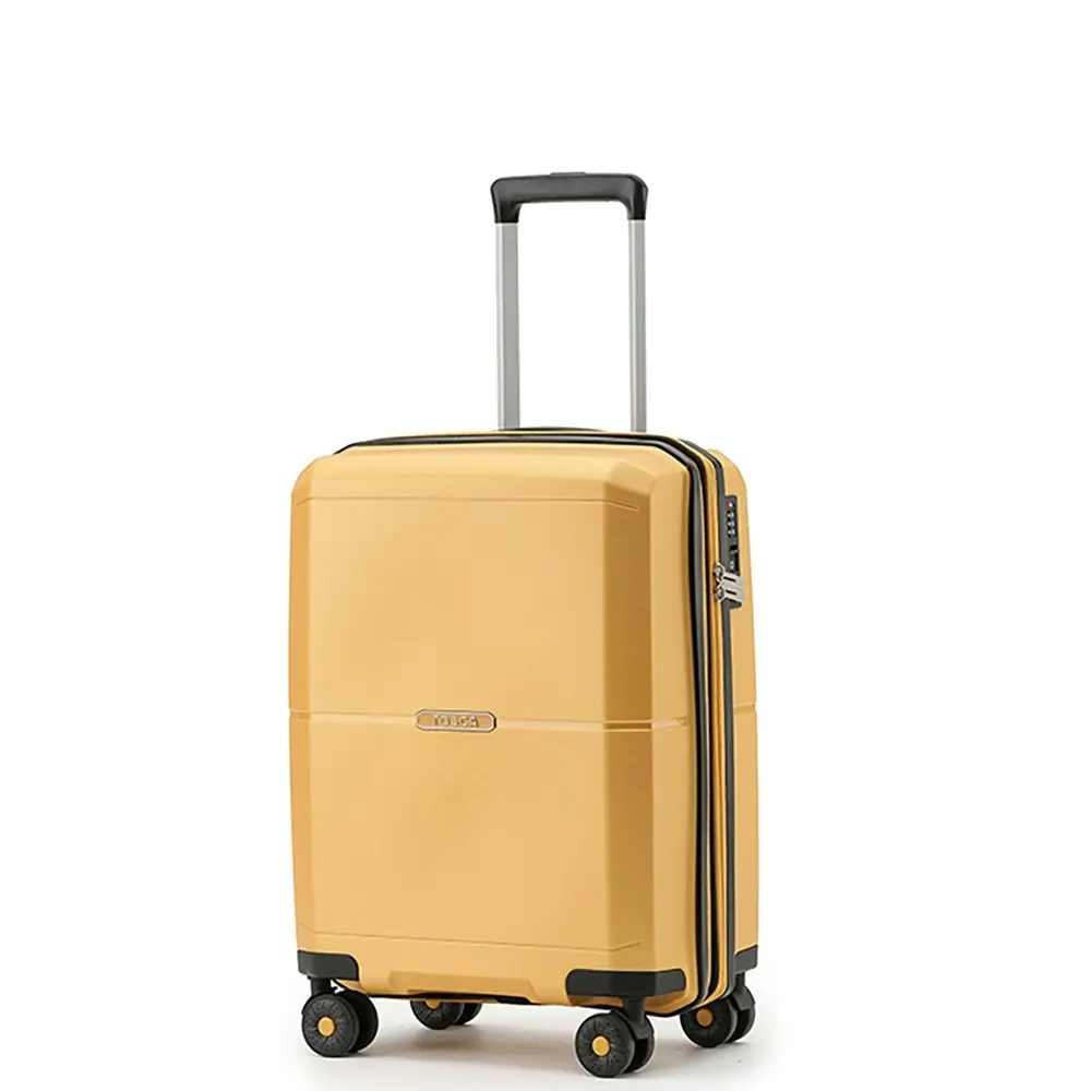 Tosca Globetrotter 4-Wheeled Suitcase Travel Luggage Bag TC 20" - Gold