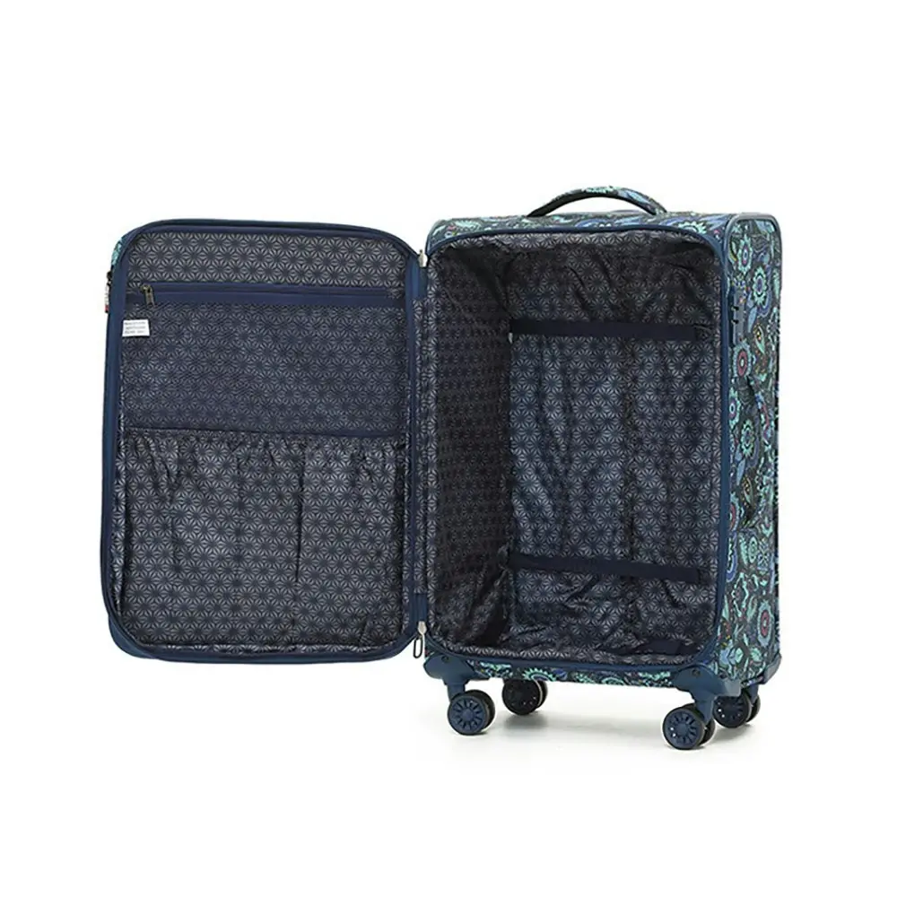 Tosca So-Lite 3.0 20" Cabin Trolley Luggage Holiday/Travel Suitcase - Paisley