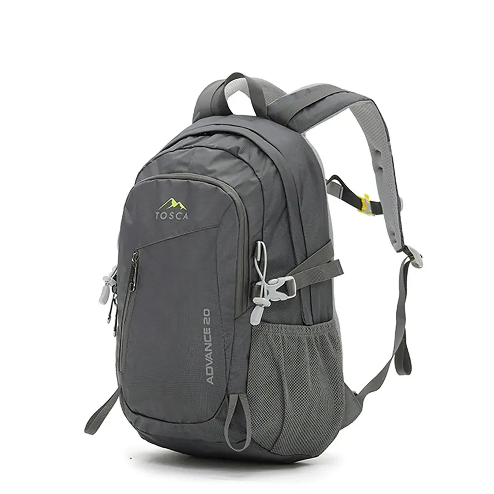 Tosca 20L Lightweight Deluxe Travel Outdoor Adjustable Backpack Bag Grey