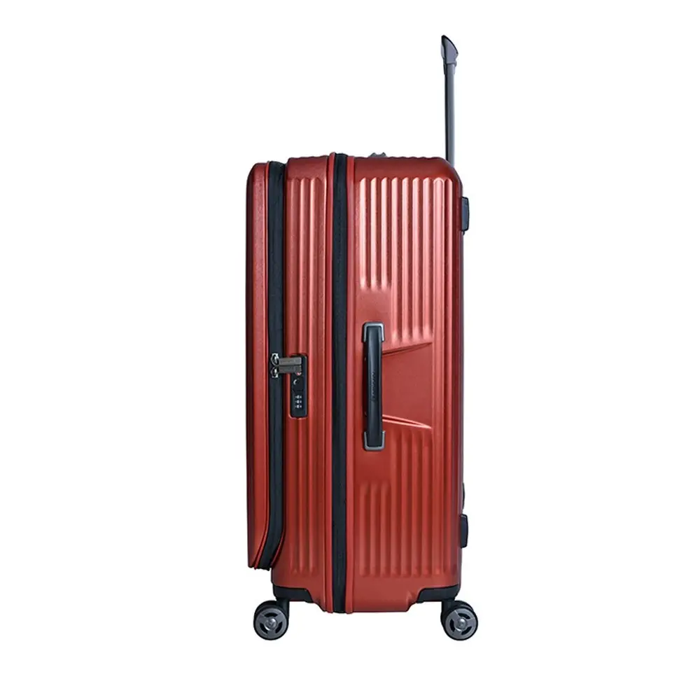 Eminent 28" Trolley 4-Wheeled Suitcase Travel Luggage Bag- Antique Wine