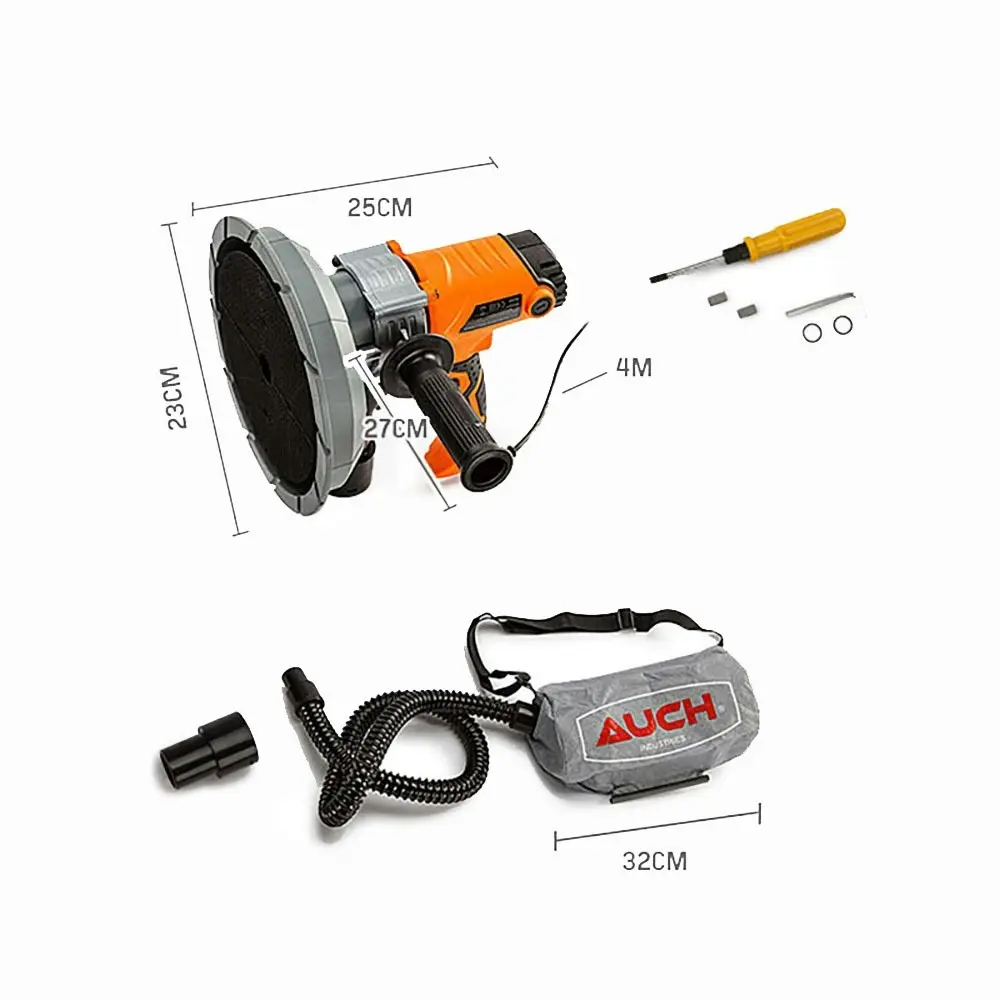 Unimac Drywall Sander Automatic Vacuum System Gyprock Wall Plaster 1800W