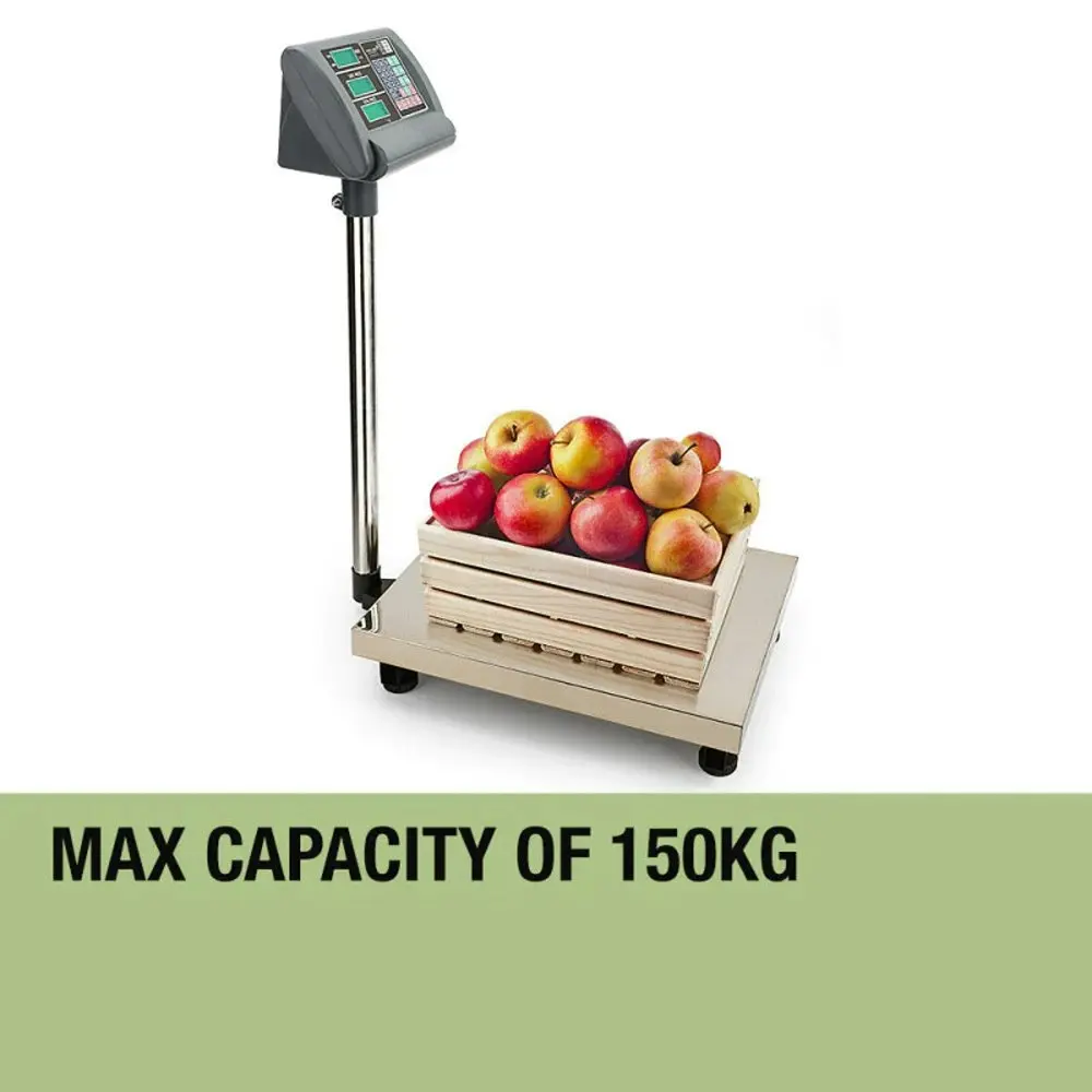 Mitsukota 150kg/20g Platform Weighing Scales Electronic Digital Accurate Heavy-Duty Commercial Floor Scale