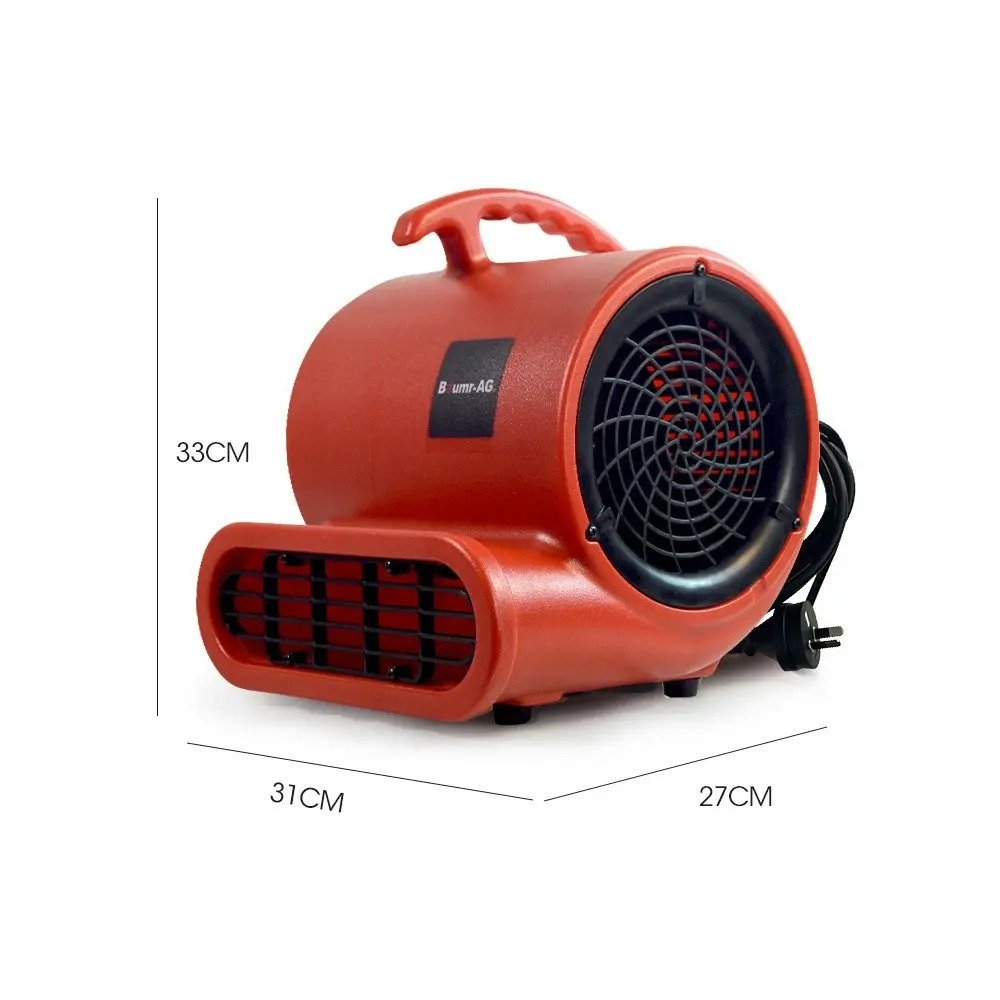 Baumr-AG Carpet Floor Dryer Air Mover Blower Fan, 3-Speed, 700CFM, Commercial/Home