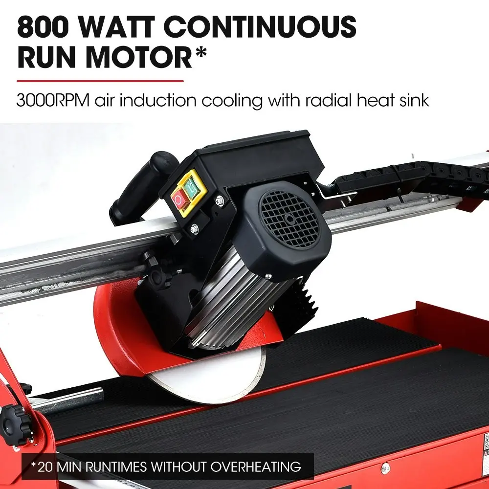 Baumr-AG 800W Electric Tile Saw Cutter with 200mm (8 Inch) Blade, 620mm Cutting Length