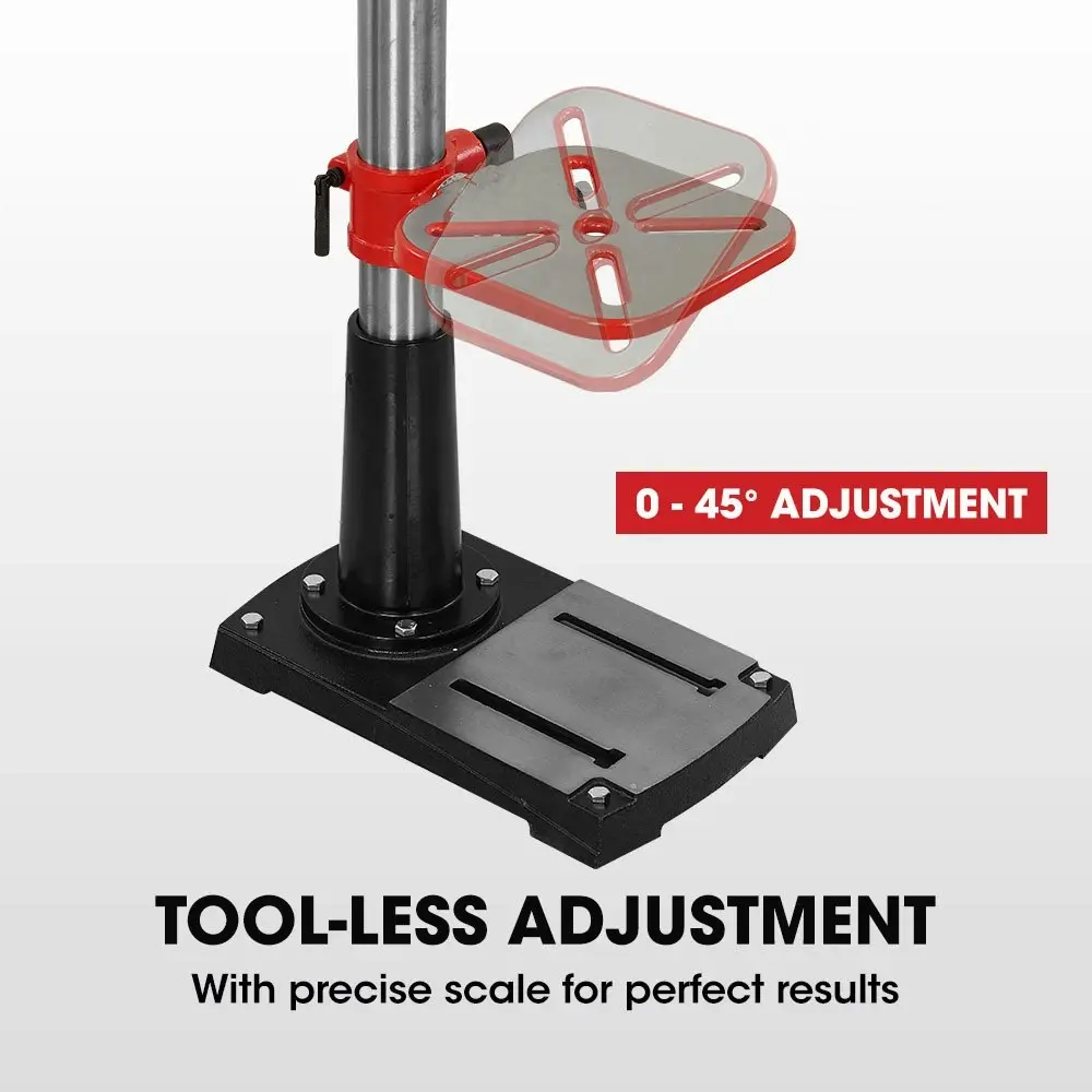 Baumr-AG 600W 12 Inch Pedestal Floor Drill Press, 16 Speeds, 16mm Chuck (DP19)