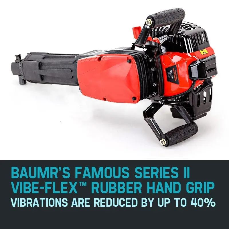 Baumr-AG 3.5HP Petrol Jackhammer Demolition Jack Hammer Concrete Rock Drill Heavy Duty