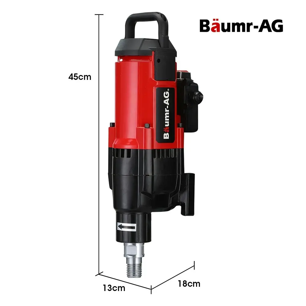 Baumr-AG 3200W 300mm Wet/Dry Core Drill, for Concrete Hole Drilling