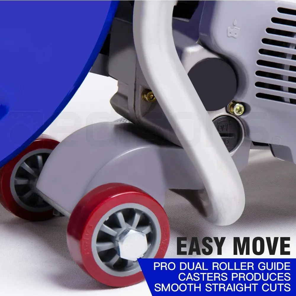 PowerBlade 75CC Petrol Concrete Cut Off Demolition Saw Wet Demo Road Cutter Brick Cutting Tool