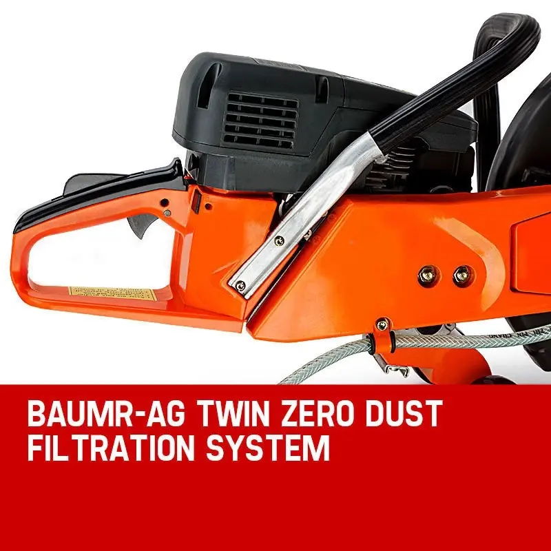 Baumr-AG 75CC Petrol Concrete Cut Off Demolition Saw Wet Demo Road Cutter Brick Cutting Tool