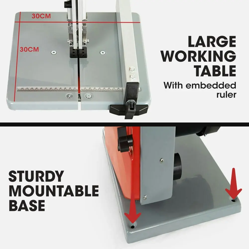 Baumr-AG 350W 80mm Wood Bandsaw Portable Benchtop Band Saw Cutting Machine