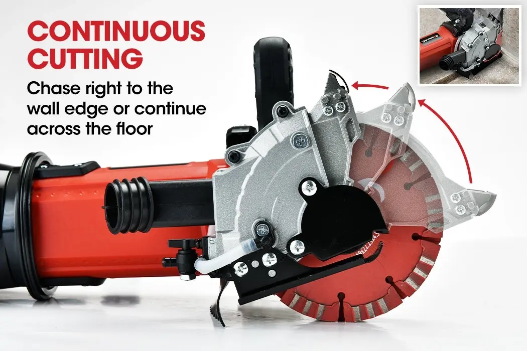 Baumr-AG Wall Chaser Machine Concrete Chasing Tool Electric Saw Brick Grinder